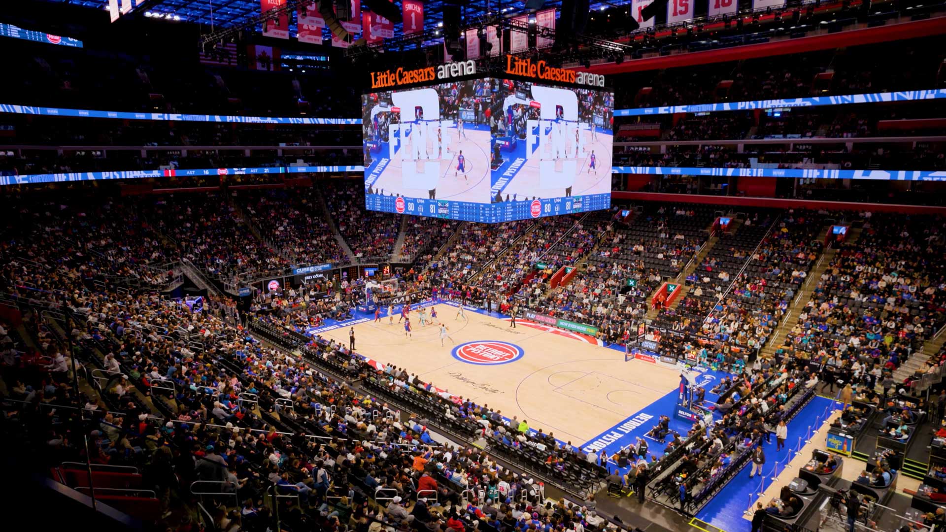 Arena Motion Graphics — Detroit Pistons