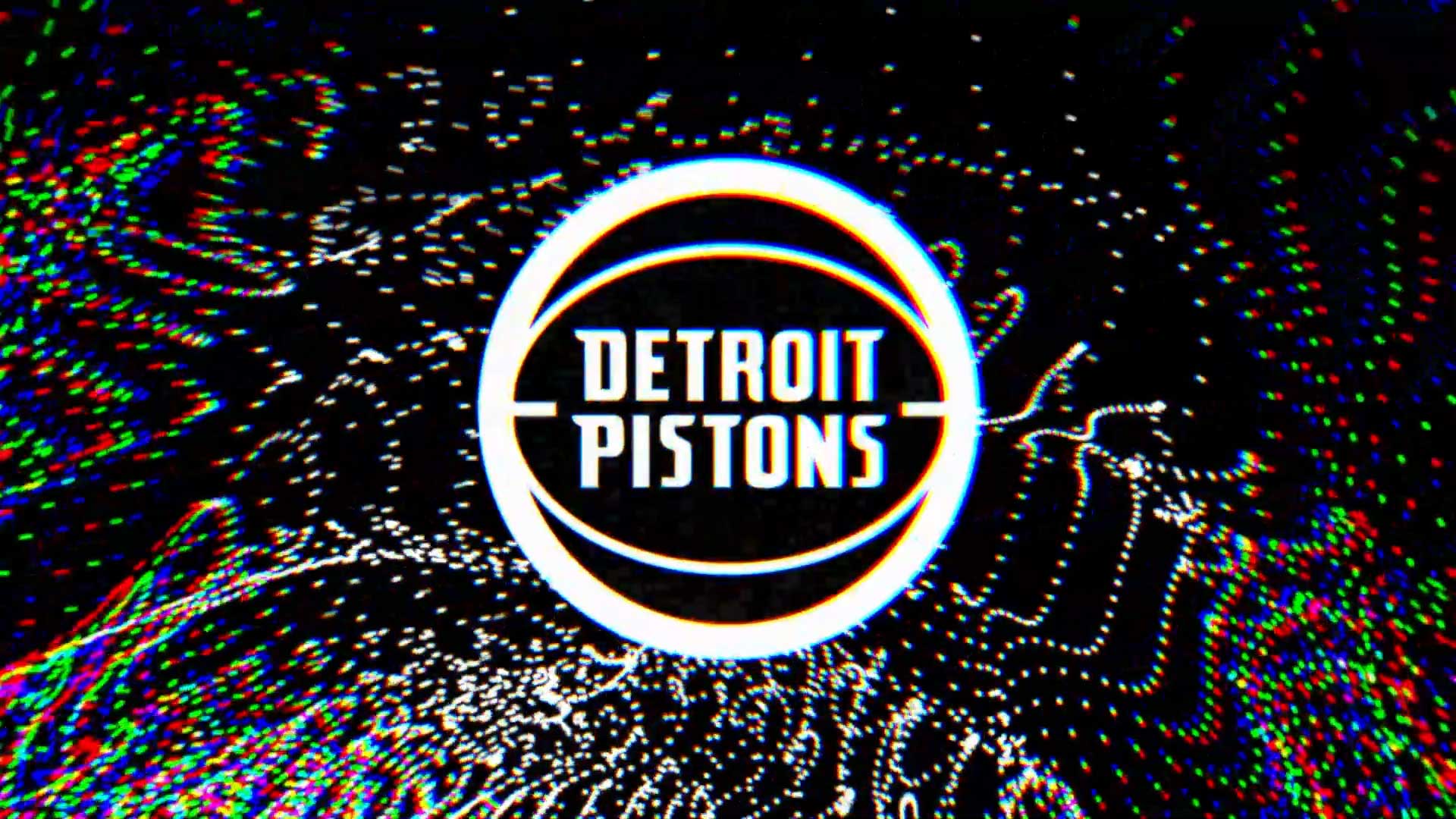 Arena Motion Graphics — production still from Doozy Crew's Detroit Pistons project