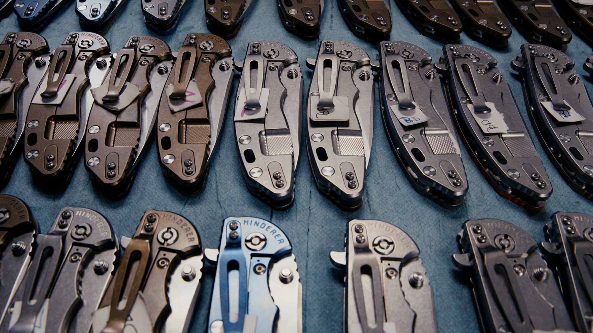 Forged in Fire, Built for Life — production still from Doozy Crew's Rick Hinderer Knives project