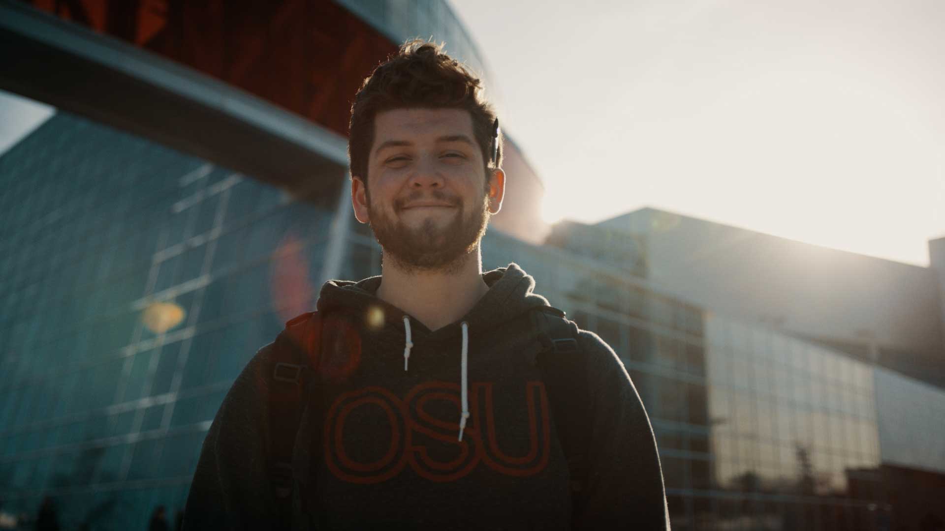 Day of Giving — production still from Doozy Crew's Ohio State University project